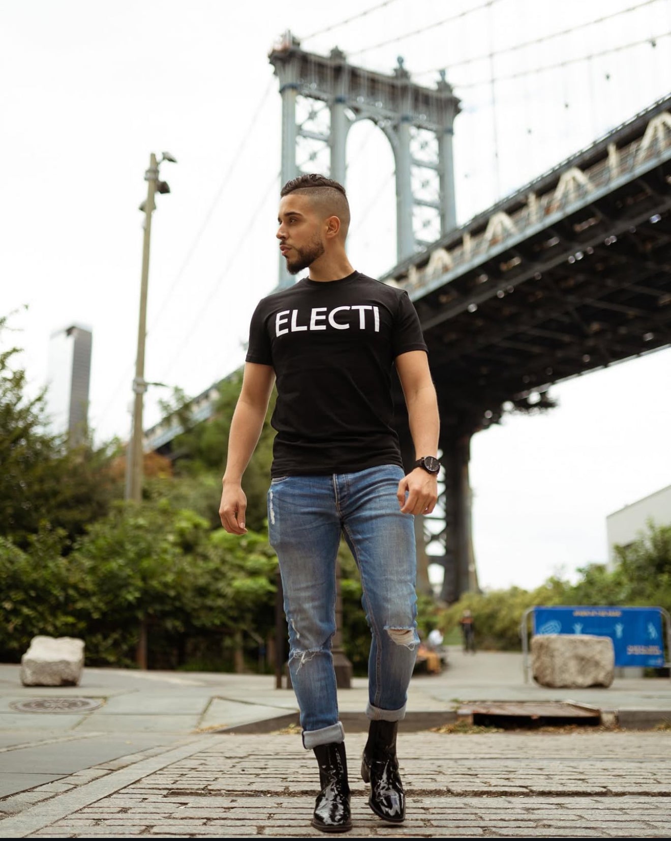 Electi Black Bold Tee