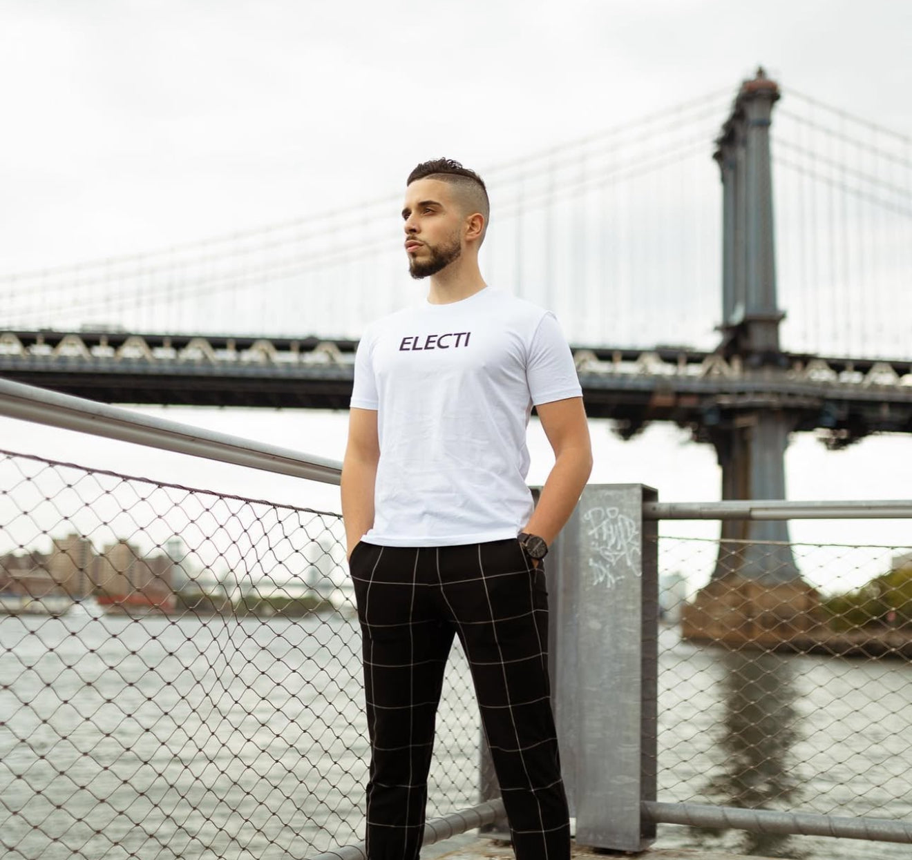 Electi White Minimalist Tee